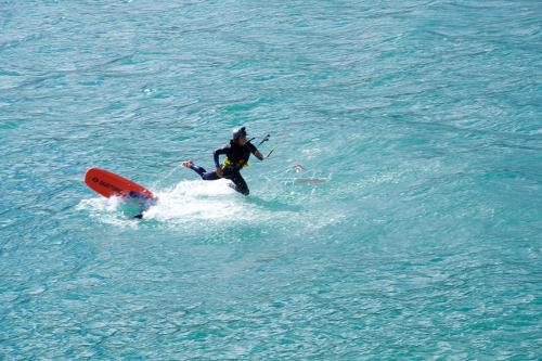 kitesurfing, al lago di Resia